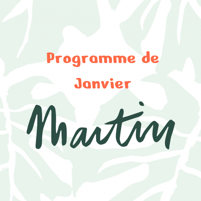 Programme de Janvier