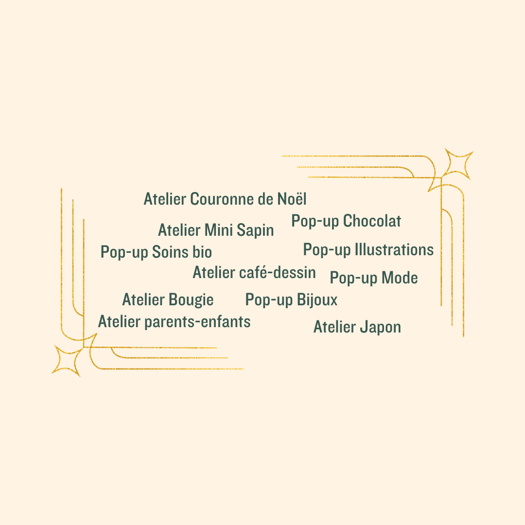Pop-Up & Ateliers de Noël